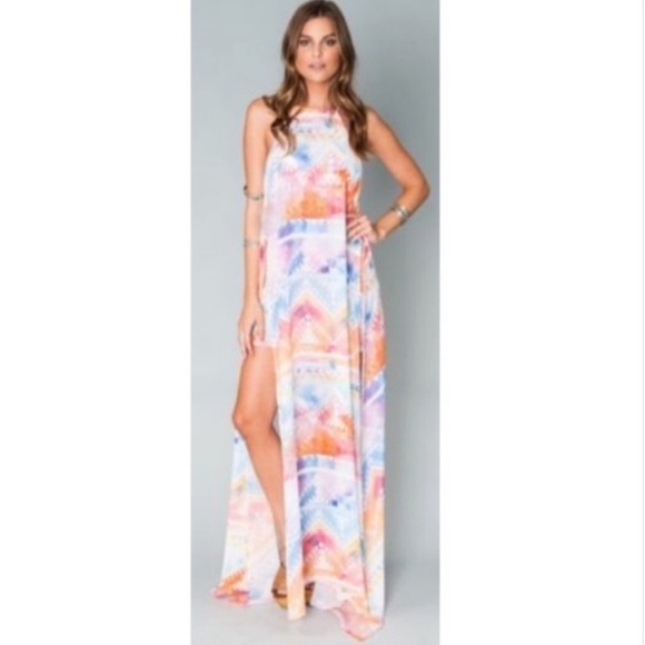 Show Me Your Mumu Bronte Maxi Dress Size Small - Picture 9 of 9